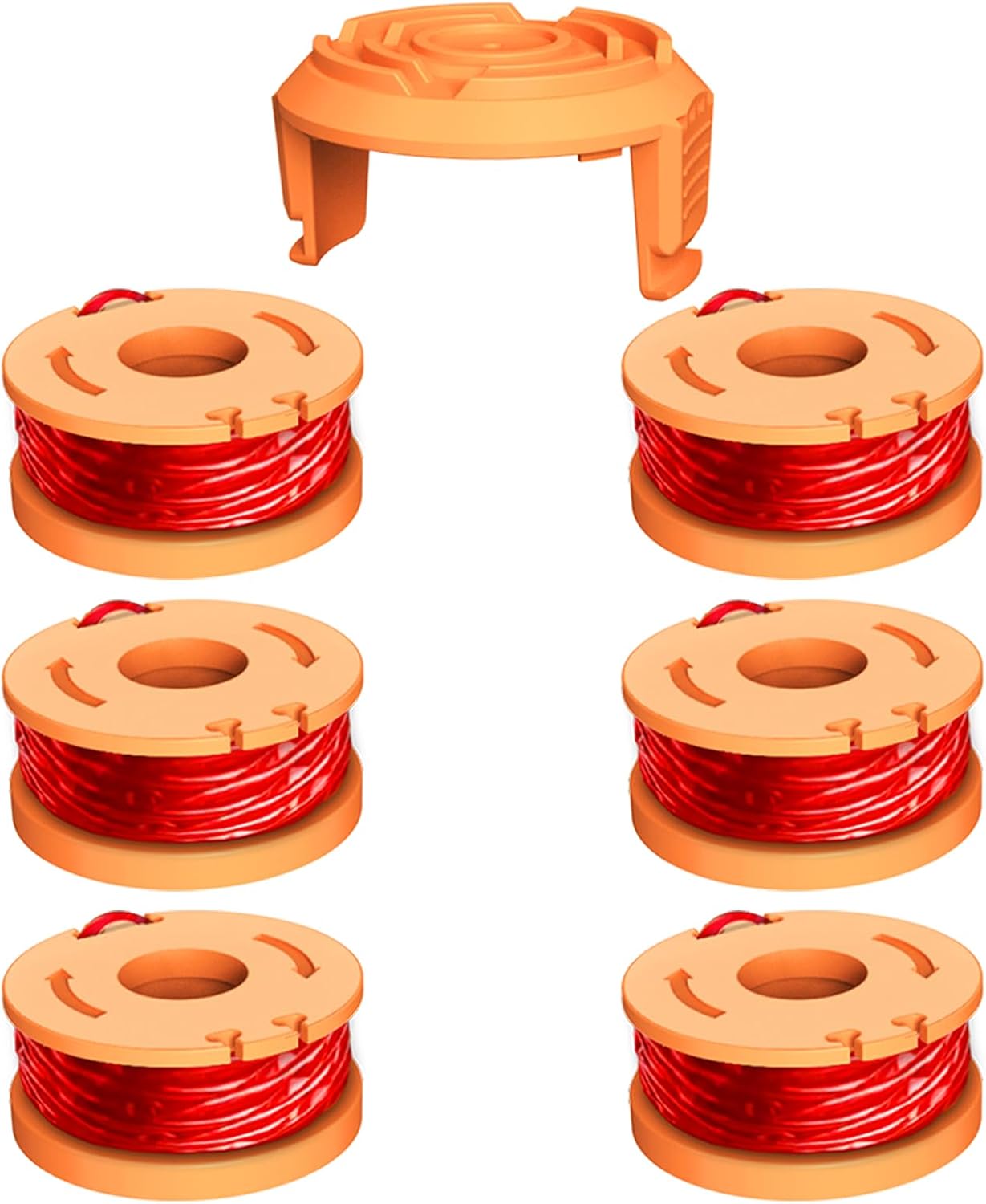 Amazon.com: Chway Replacement Trimmer Spools Compatible with Worx Weed ...