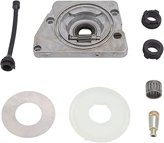 Chainsaw Oil Pump Kit, Oil Pump Worm Gear Washer Oil Pipe Replacement for 61 66 266 268 266XP 268XP 272XP