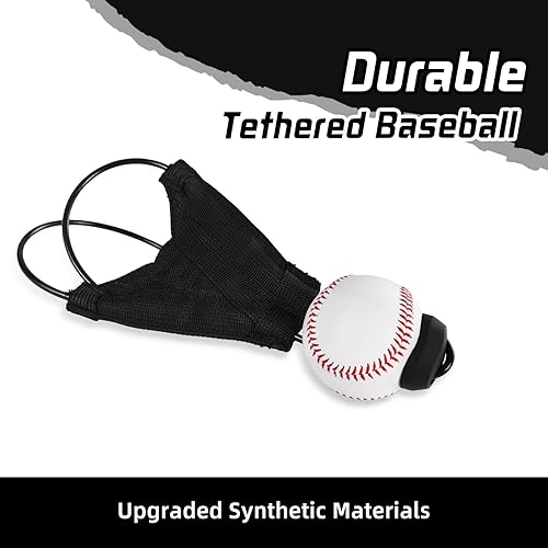 Miniatura 2 de Entrenador de bateo de swing para béisbol y softbol, entrenador de béisbol portátil, equipo de entrenamiento en solitario para principiantes a