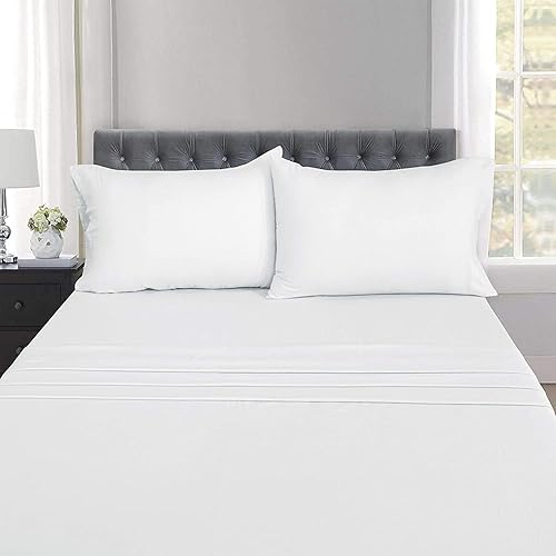 Miniatura 6 de RUVANTI Juego de sábanas de franela tamaño King, 100% algodón cepillado, bolsillos profundos de 16 pulgadas (se adapta a hasta 18 pulgadas),