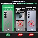 TheGiftKart Crystal Clear Back Cover Case for Samsung Galaxy Z Fold 6 5G | Shock Proof 360° Protection | Hard Clear Back Cover Case for Samsung Galaxy Z Fold 6 5G (PC & TPU, Transparent Bumper) gallery image