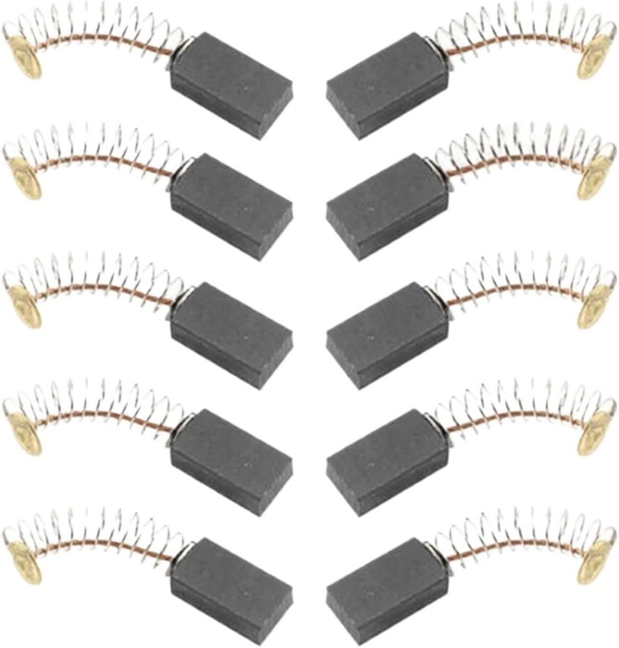 New Practical Useful Carbon Brush Chain Saw 10pcs 6 * 12 * 17mm Accessories Chain Drill Electric Kit Motor Parts Saw