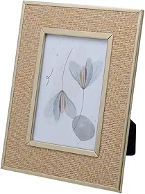 WOLFF - Porta-Retrato Toscana 10cm x 15cm Dourado Metal