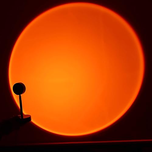 Miniatura 2 de Luz estética de proyección de puesta de sol, luz nocturna romántica giratoria de 360 grados, luz LED, con soporte de suelo moderno USB, adecuado