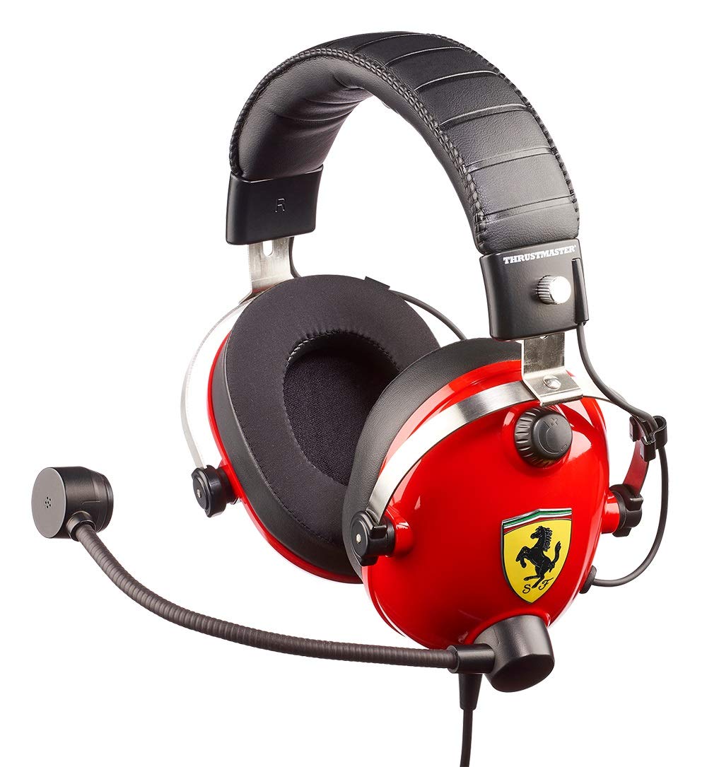 Thrustmaster 4060105 T Racing Scuderia Ferrari Edition Gaming Headset Buy Thrustmaster 4060105 T Racing Scuderia Ferrari Edition Gaming Headset Online At Low Price In India Amazon In