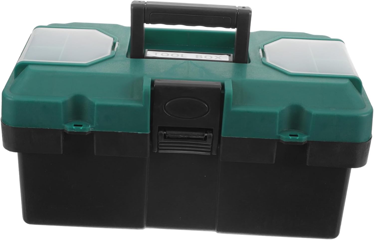Gatuida Portable Plastic Tool Storage Box with Multi-functional Compartments Lightweight Organizer for Mechanics and Household Use