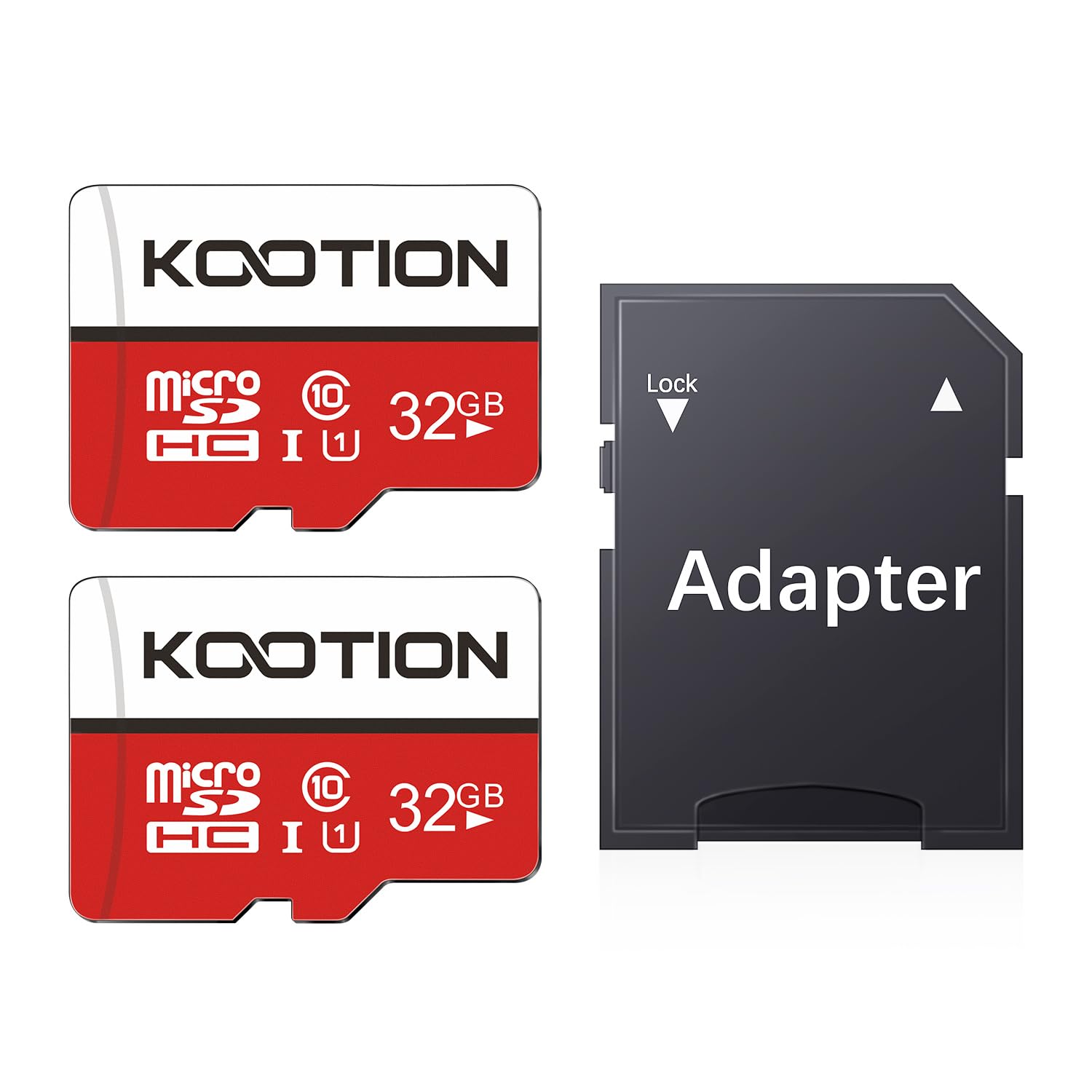 KOOTION 32GB Micro SD Card 2-Pack Class 10 Micro SDHC Card UHS-I Memory Card, High Speed TF Card, C10, U1, 32 GB-image-14