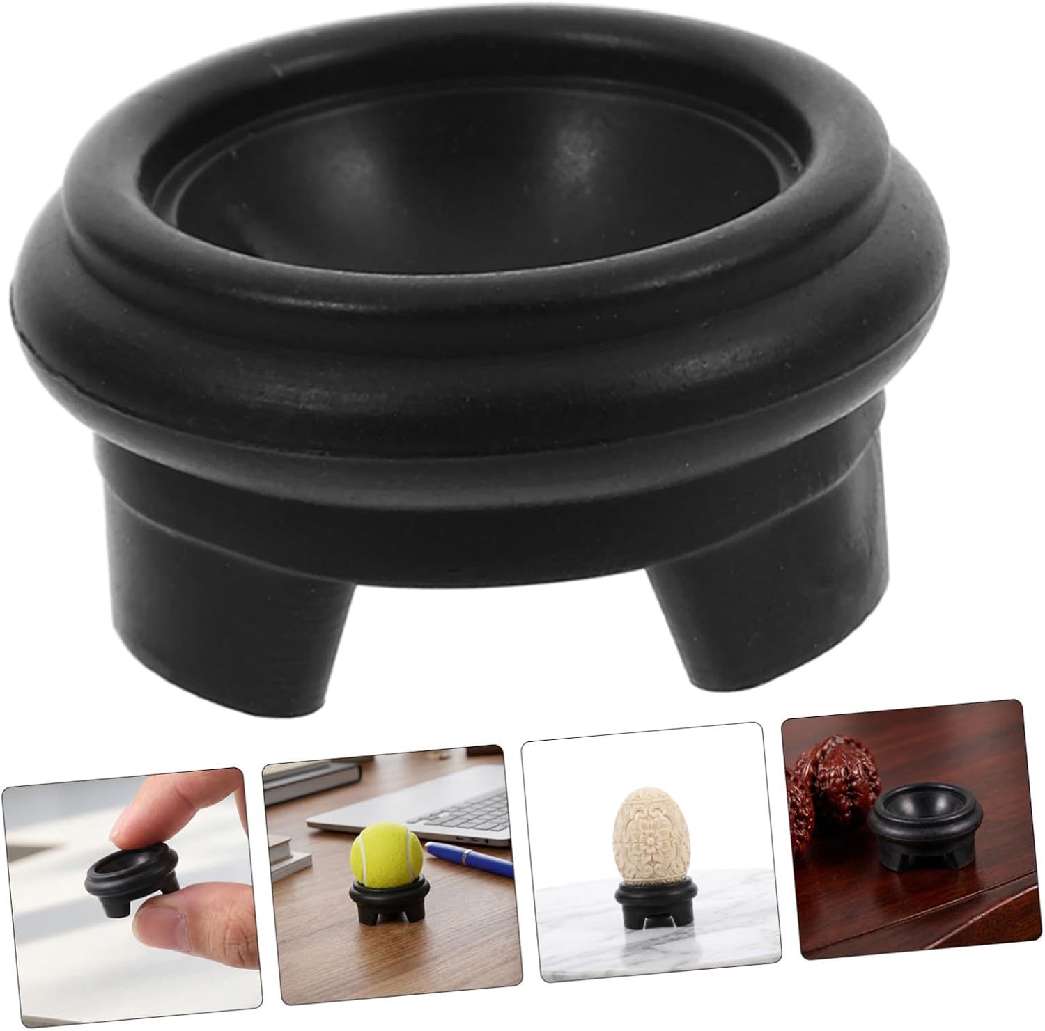 Plastic Sphere Display Stand 16pcs with Three Support Feet