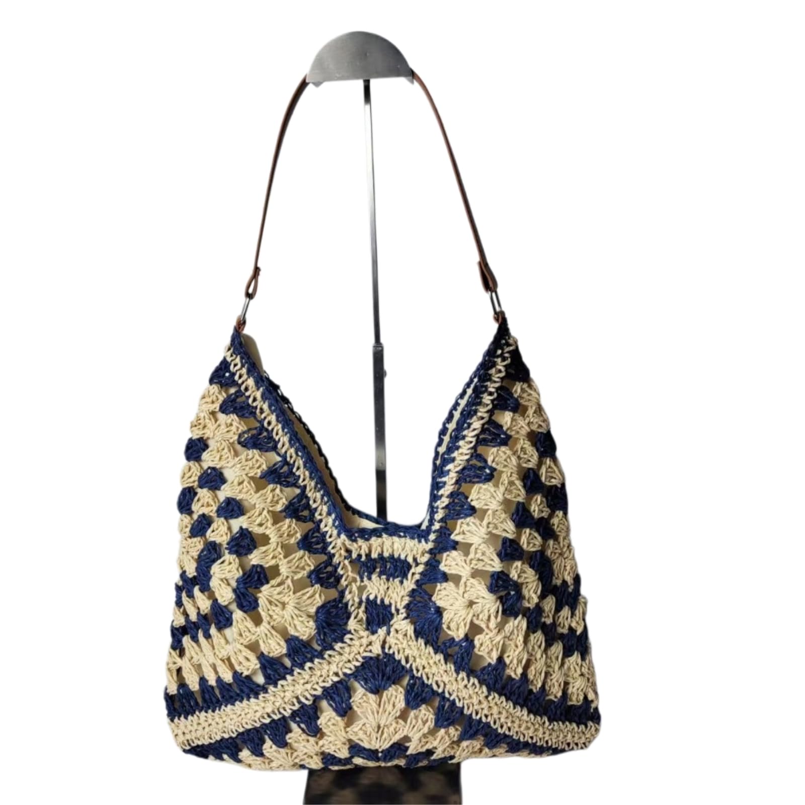 Ebzfaso Style 7 Straw Crochet Shoulder Bag