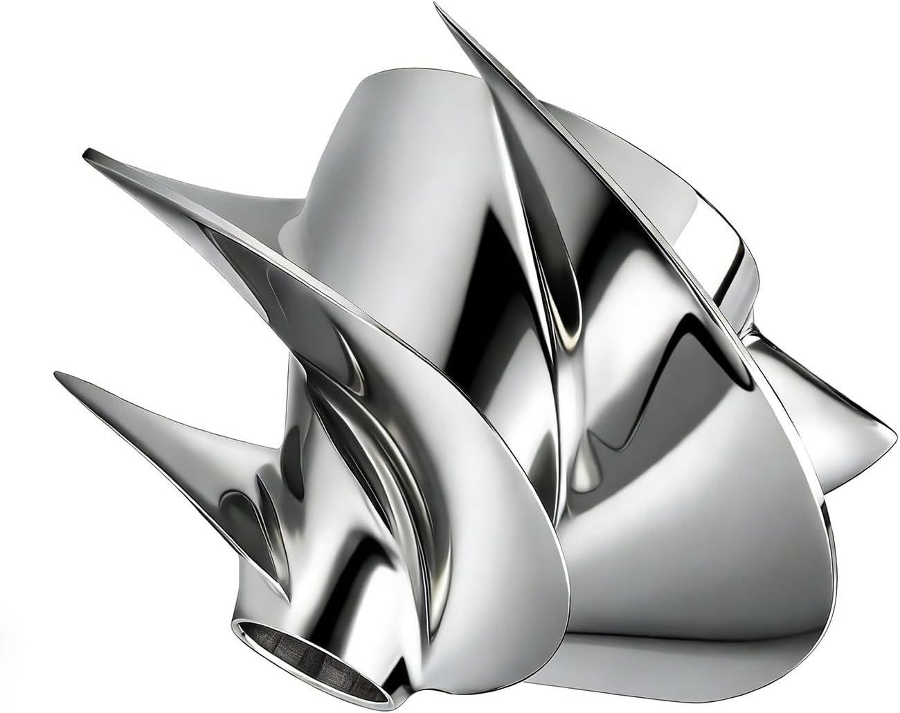 Jet Ski Impeller 160MM Diameter Replace for Solas YV-CD-13/18 fit Yamaha WaveRunner GP1800 SVHO, GX1800, FX SVHO, FX Cruiser HO, FX Limited SVHO, FZR, FZS, 3 Blades Stainless Impeller, Wrench and Seal