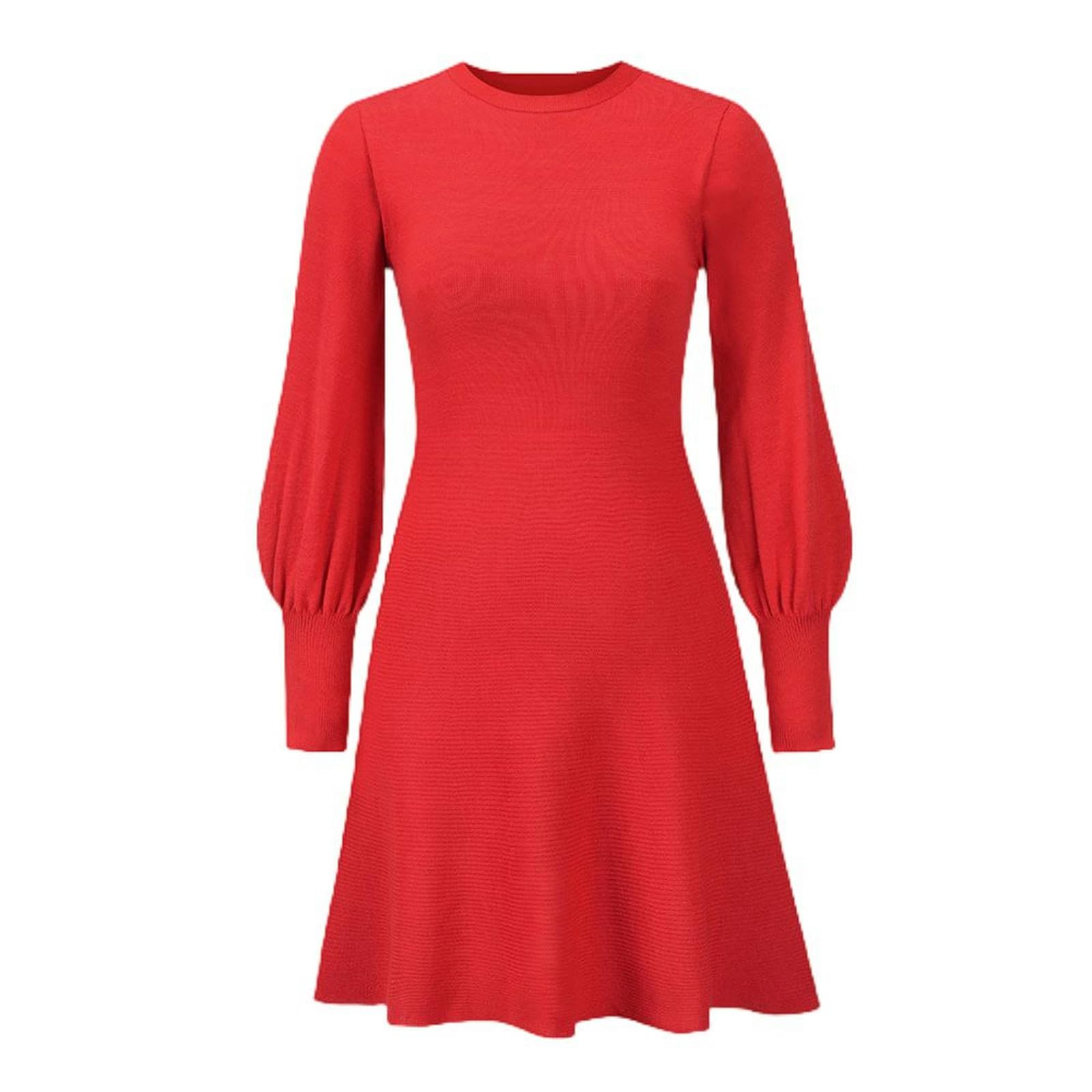Jupe d'hiver femme grande taille : la robe pull tricotée anti-froid et minceur