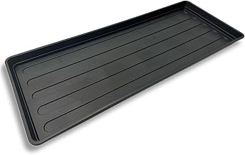 EarlyGrow Grow Bag Tray 100cm x 40cm Garden Plant Watering Indoor, Outdoor, Greenhouse for Tomatoes, Fruits and Vegetables, and Boots, Litter or Oil Tray