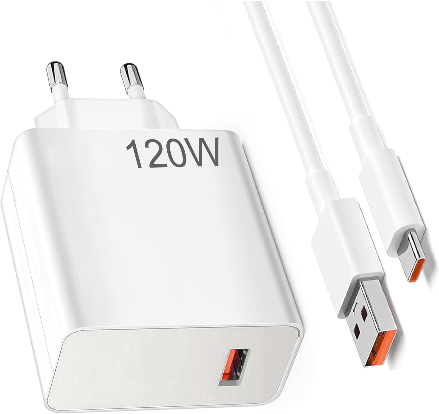 120 W USB Charger for Xiaomi 15 14T 13T 12T 11T Pro/Ultra Redmi Note 14 13 12 11 Pro+ 5G Xiaomi Poco F6 Poco X7 Poco F4 GT Quick Charger USB Power Mobile Phone Chargers with 6A 1M Type C Charging Cable