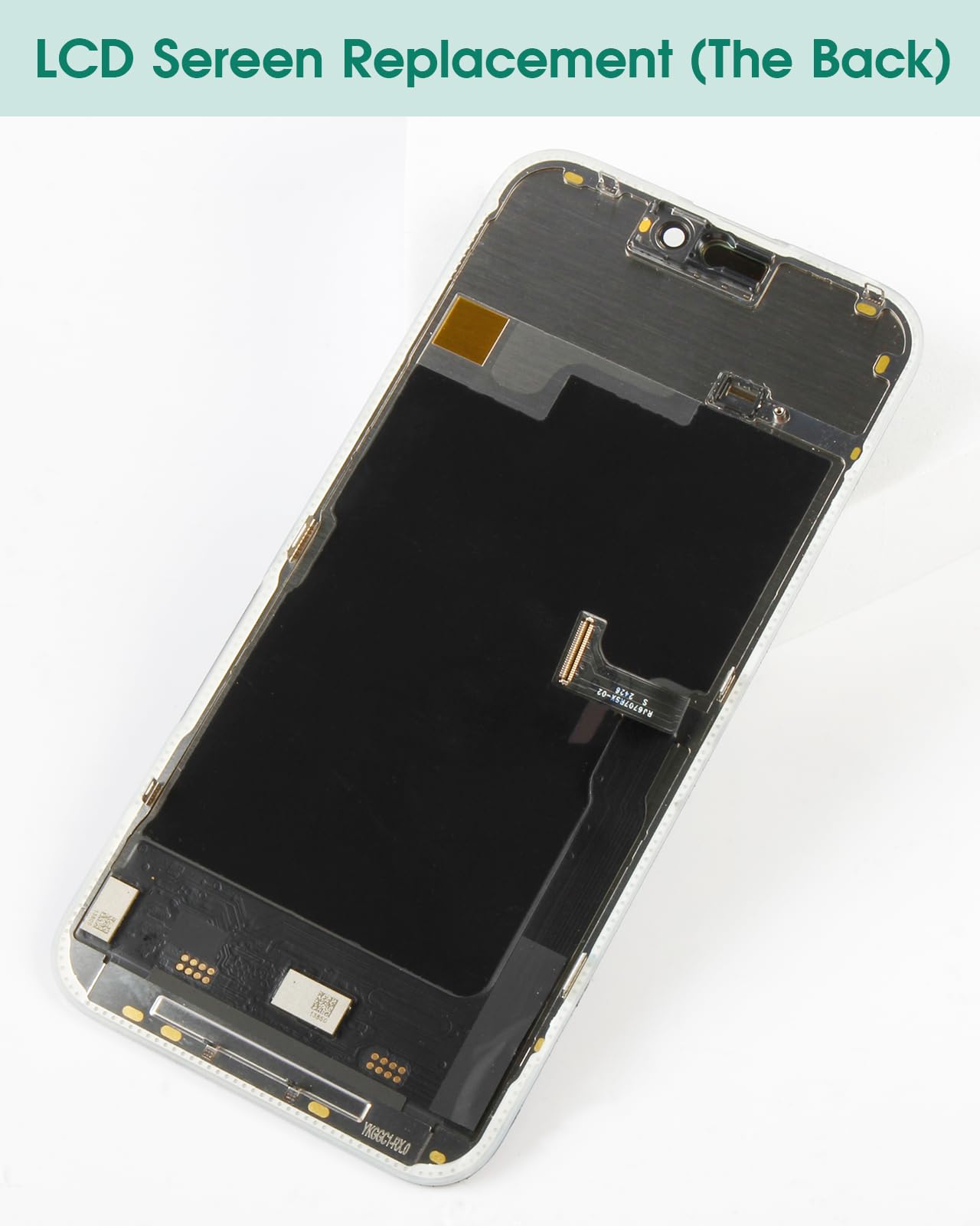 Écran LCD OLED De Rechange Pour IPhone 15 Pro De 6,1" Pour IPhone 15 Pro A2848, A3101, A3102, A3104 - Écran LCD Tactile 3D - Kit De Réparation - Noir