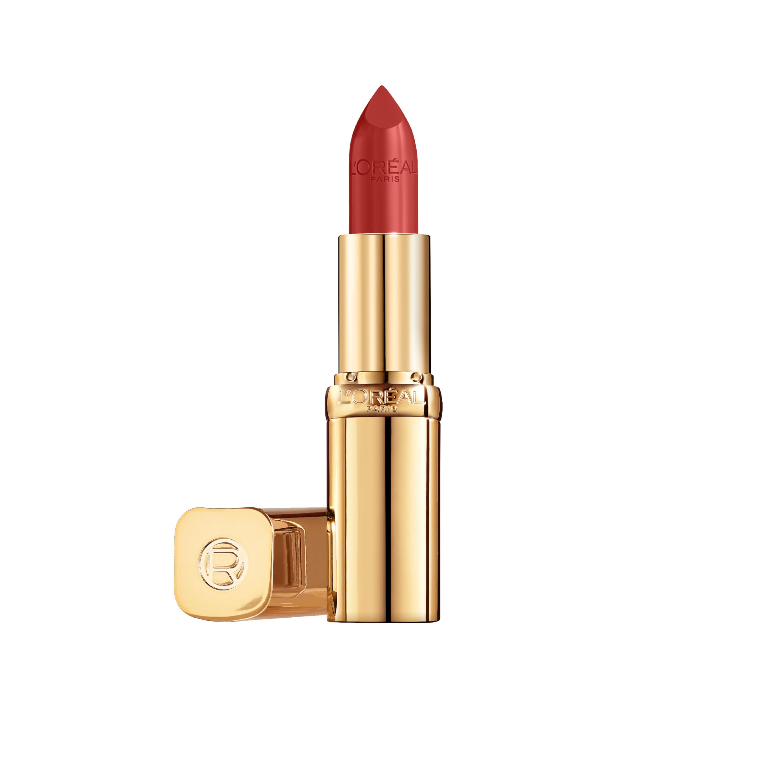 L'Oreal Paris Lipstick, Color Riche Satin Enriched with Nourishing Argan Oil, Up to 12 Hours of Intense Hydration and Moisture for Smooth Lips, Shade: 1980 L'Ambere