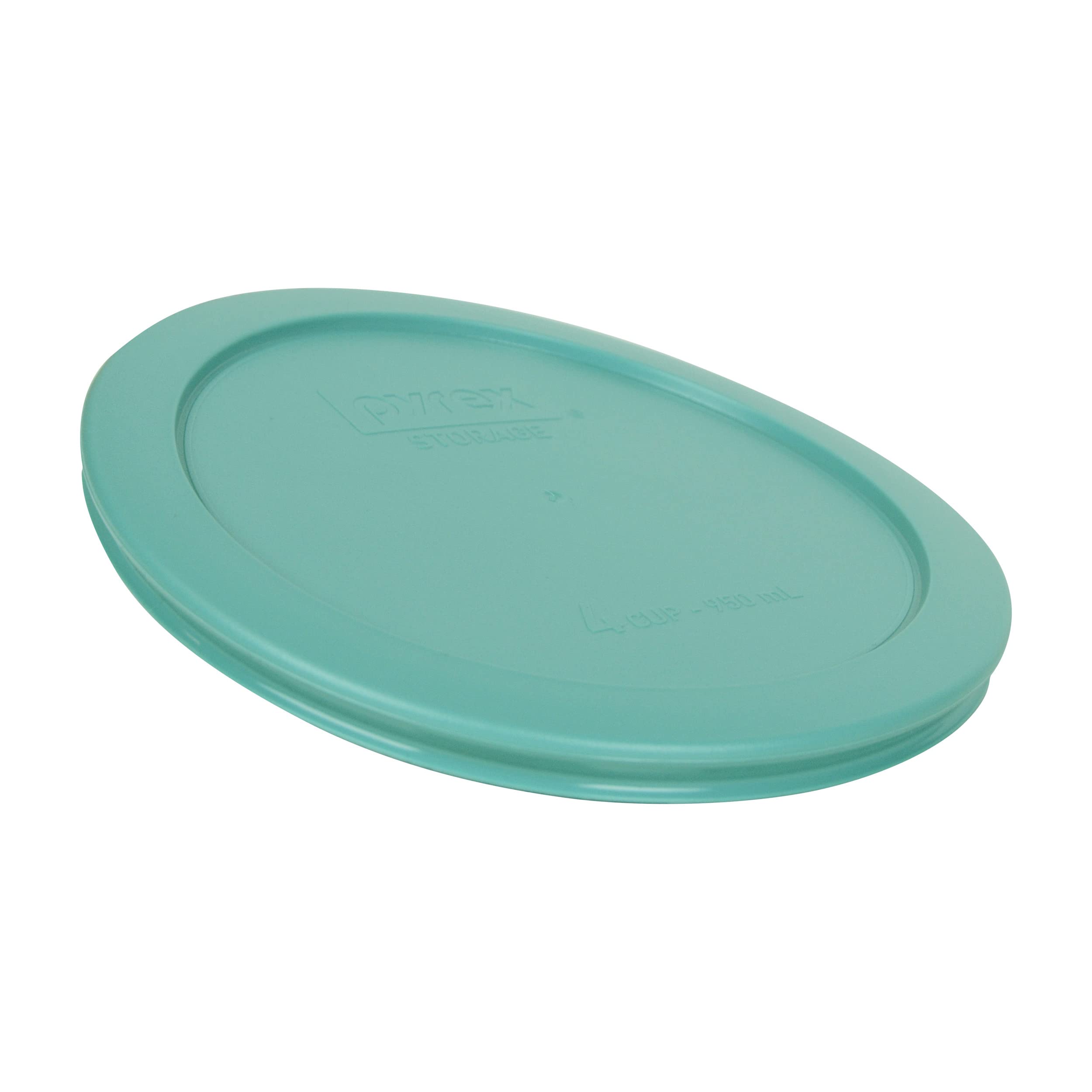 Pyrex (3) 7200-PC 2 tasses, (3) 7201-PC 4 tasses et (3) couvercles turquoise 7402-PC 6/7 tasses – Fabriqué aux États-Unis