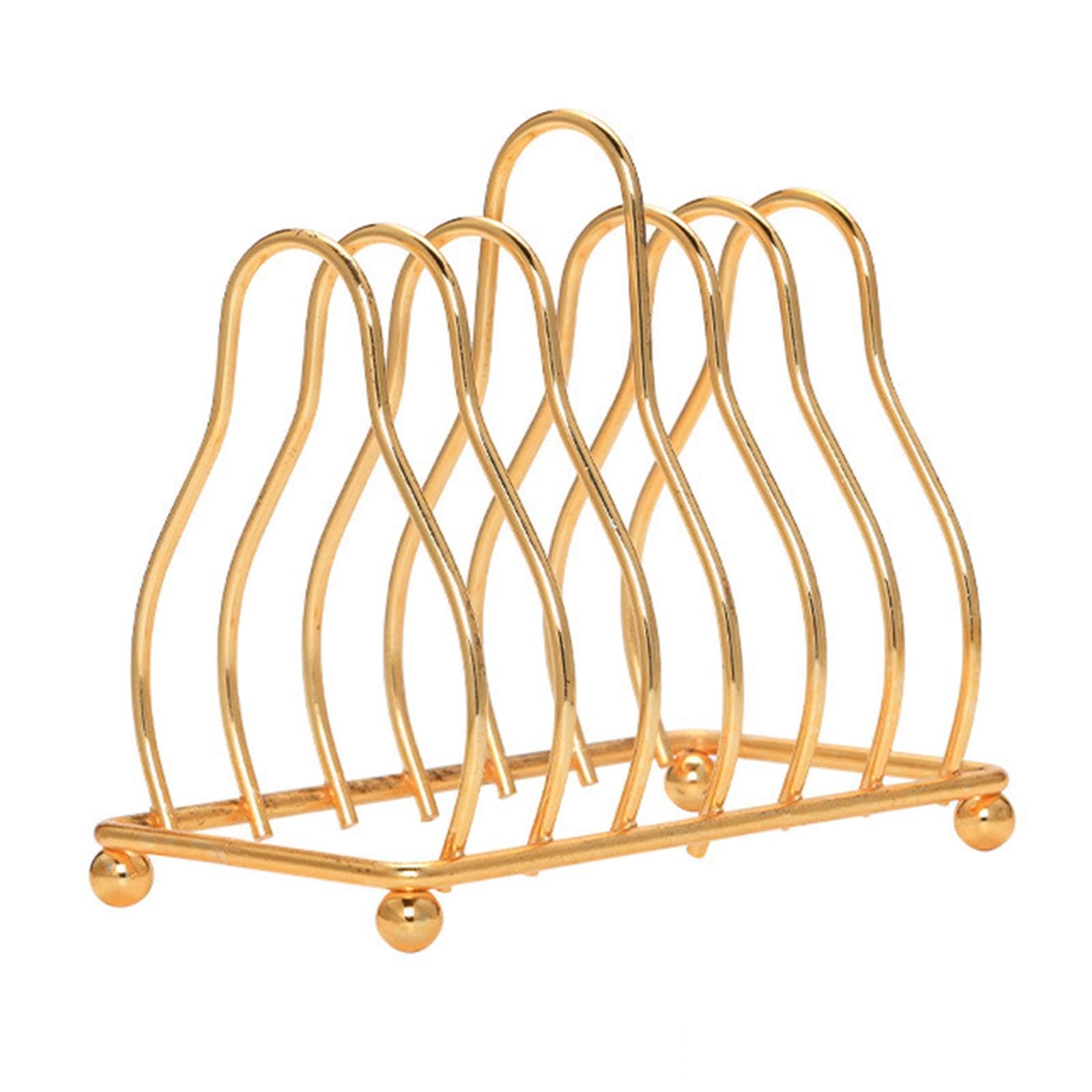 Twisaxc Gold Spoon Holder With Smooth Arc Handle Enhances Usability While Keeping Kitchen Organized And Stylish Sleek Handle Designthere Is Arc In Middle Pantry Cabinet Countertop 13X11x7cm