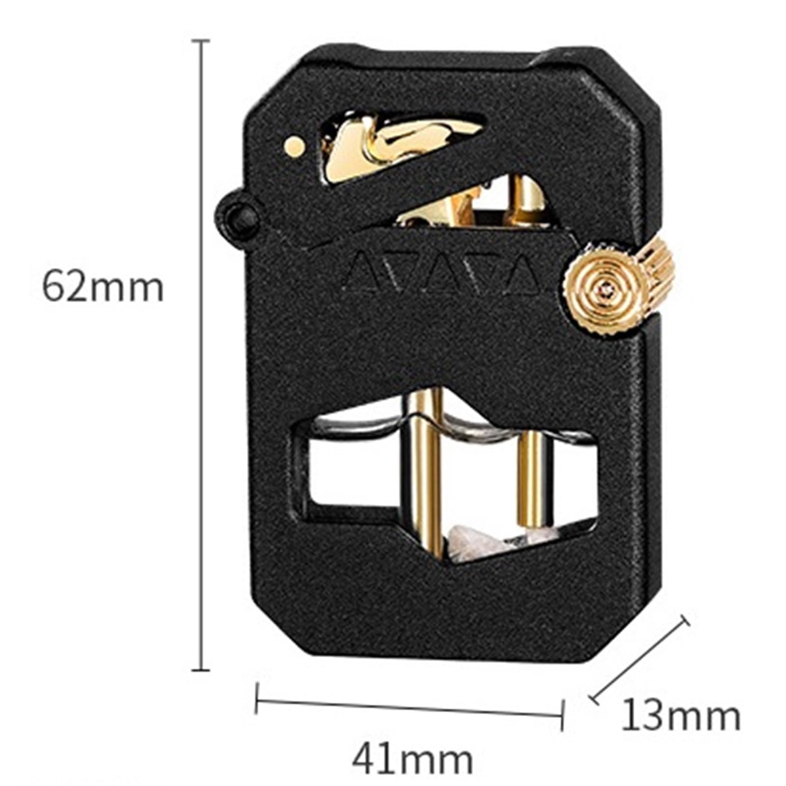Encendedor mecánico de queroseno, resistente al viento, con depósito de aceite transparente, perfecto para uso en exteriores y colecciones de regalos