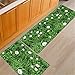 Produktbild BARBEDINGROSE Küche Bodenmatte Fußmatte Set Home Teppich Wohnzimmer rutschfest Abnehmbar Und Waschbar,19,40 * 60 * 40 * 120