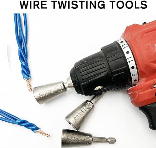 Miniatura 5 de SSRoirvbb Herramienta automática de torsión de alambre, pelador de cables de 2-6 vías, conector rápido, controladores para herramientas eléctricas,