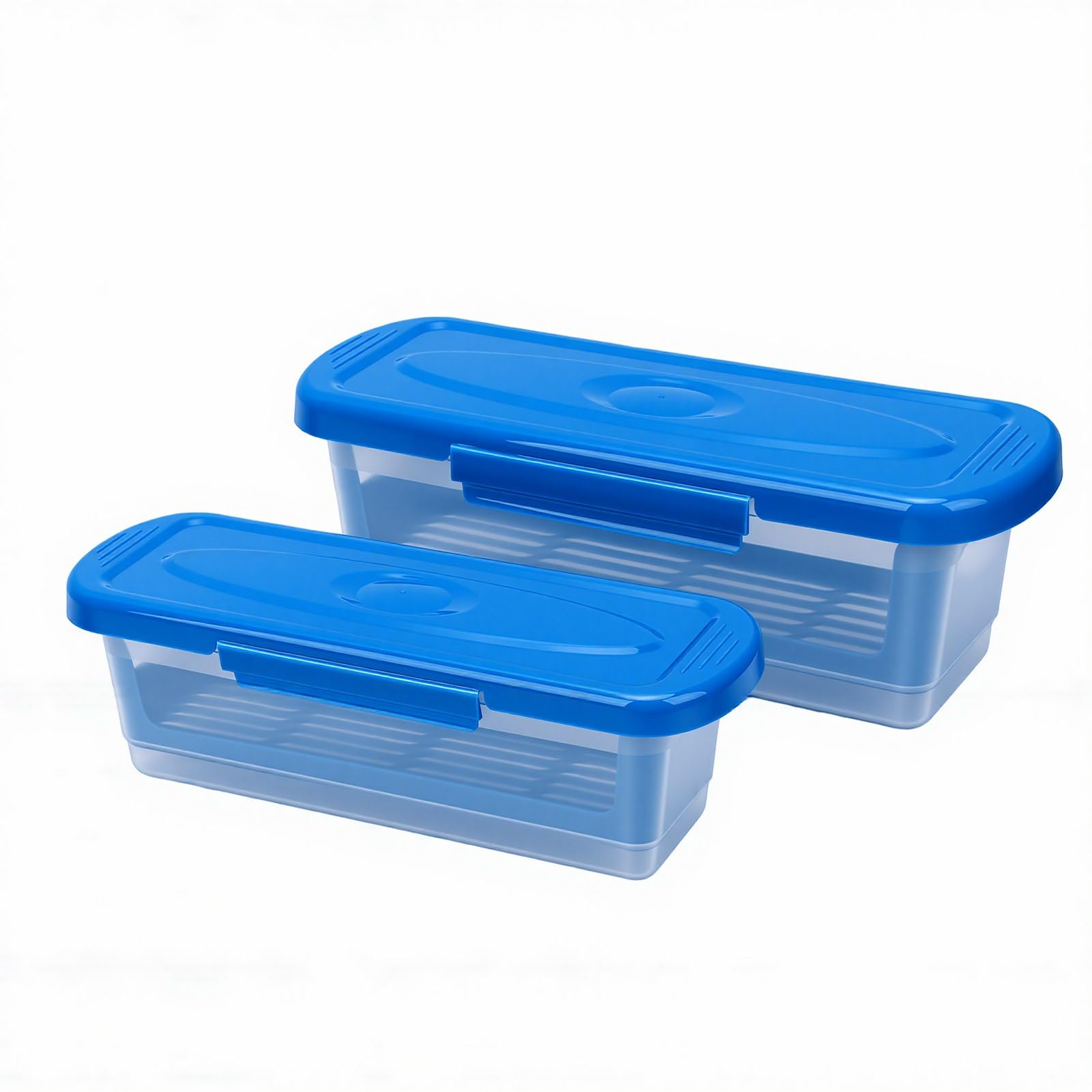 Batter Bowl Set con Dimensioni Nidificate, 2 Pezzi (BLUE)