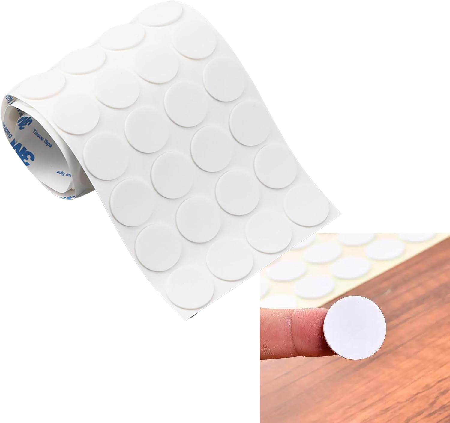 200 Pcs Silicon Adhesive Furniture Pads, Non-Slip10mm Round Self Stick Pads, for Cabinet Doors Desks,Felt Pads Furniture Feet Wood Floor Protectors