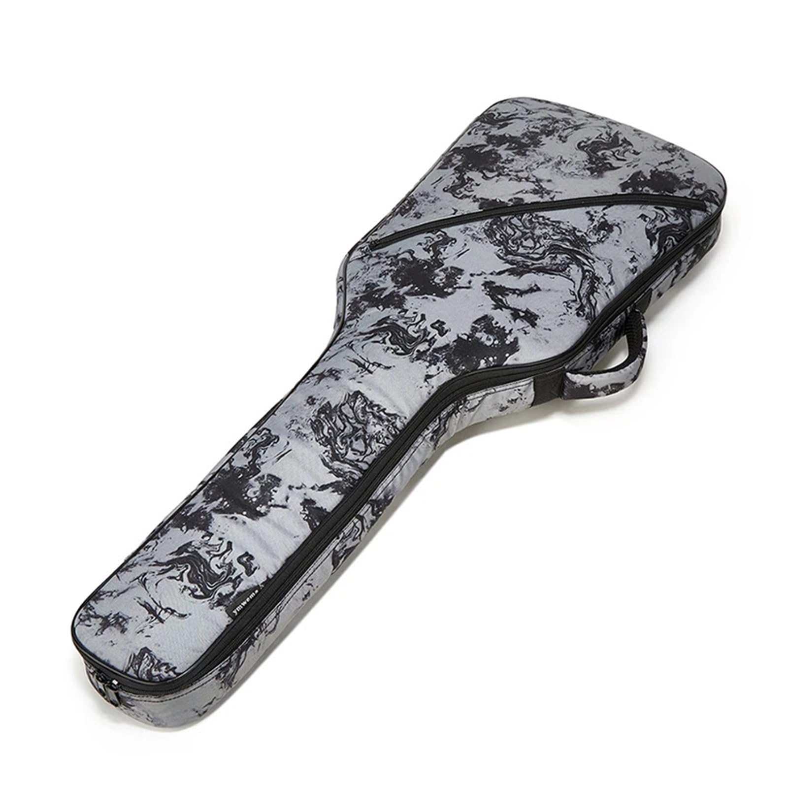 Funda para Guitarra Bolsa for Guitarra eléctrica, 900D, Impermeable, Tela Oxford, Correas Dobles, Estuche Blando, Plegable, Relleno de Esponja 12 mm(Size 2)