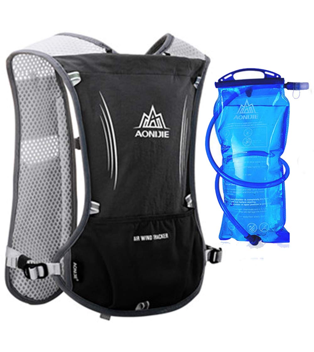 Lovtour Premium Running Race Hydration Vest Pack for Marathon, Cycling, Hiking with Soft Water Bottle As Gift