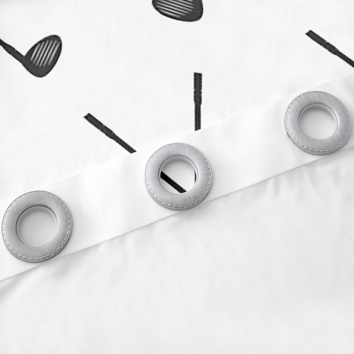 Feelyou Golf Darkening Curtain Golf Club Curtains for Bedroom Living Room Kids Boys Girls Teens Golf Lover Gift 30%-50% Blackout Shades (2 Panels, 52x84 Inch) Decor Golf Sports Window Treatments