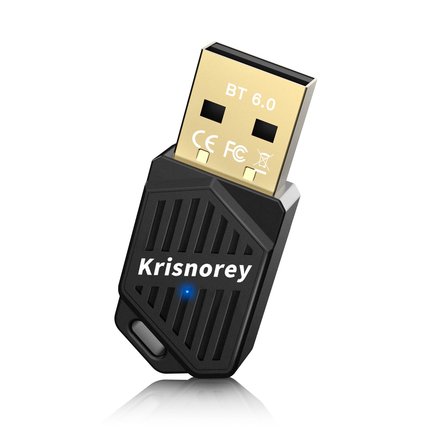 Najnowszy adapter Bluetooth 6.0 do laptopa PC, mini bezprzewodowy adapter USB do komputera stacjonarnego z systemem Windows 11/10/8.1, wtyczka i para z zestawem słuchawkowym Bluetooth