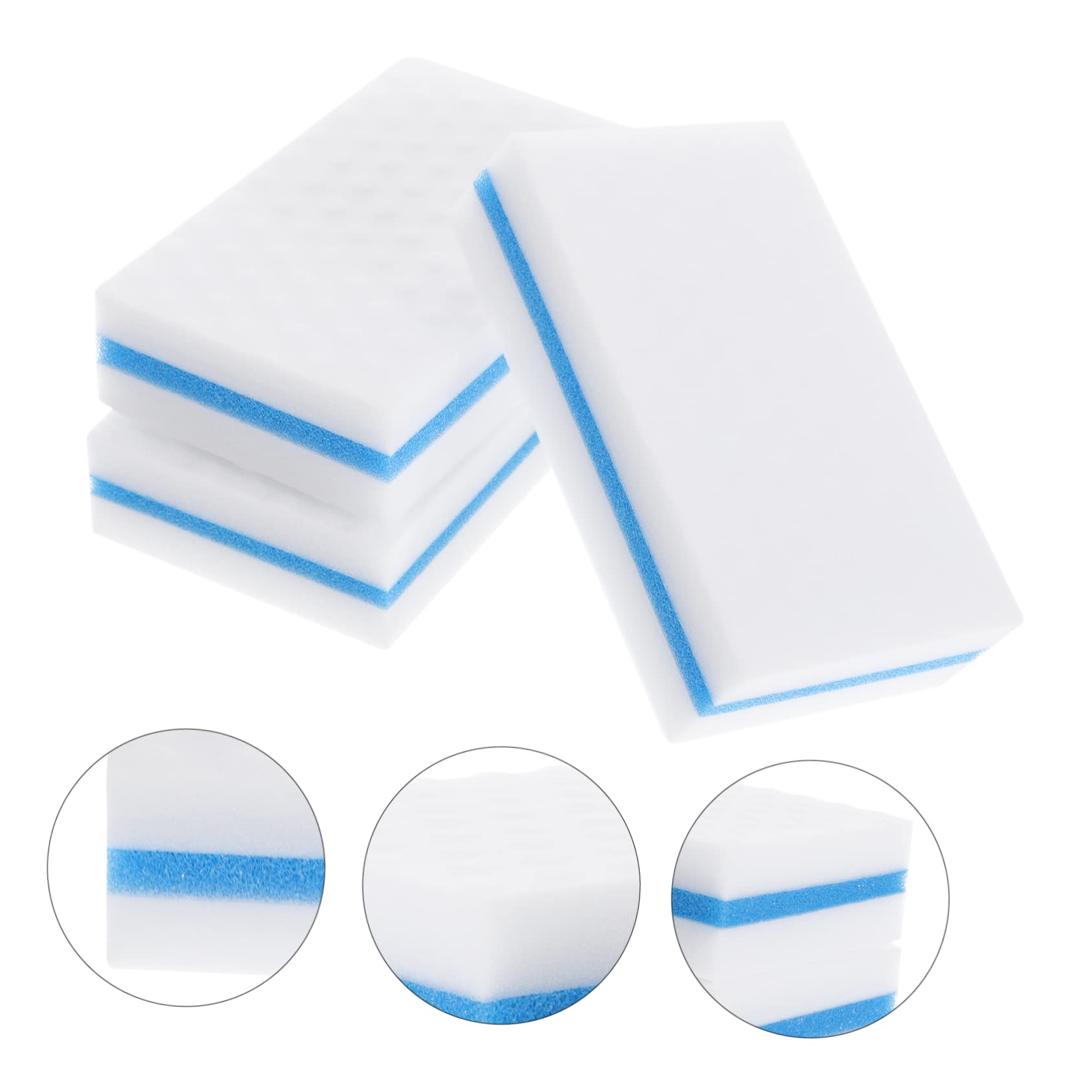 Beavorty 4 Ensembles Éponge Liquide Nettoyage Latte Réutilisable Jointoyer Dissolvant Eponge Cuisine Eponge Reutilisable Eponges Vaisselles Eponge Vaisselle Blanche 10 Pièces * 4