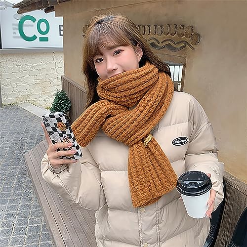 Winter Chunky Knit Scarf for Women Ultra Soft Thick Warm Knitted Scarf Long Knit Scarves for Women's Cold Weather4