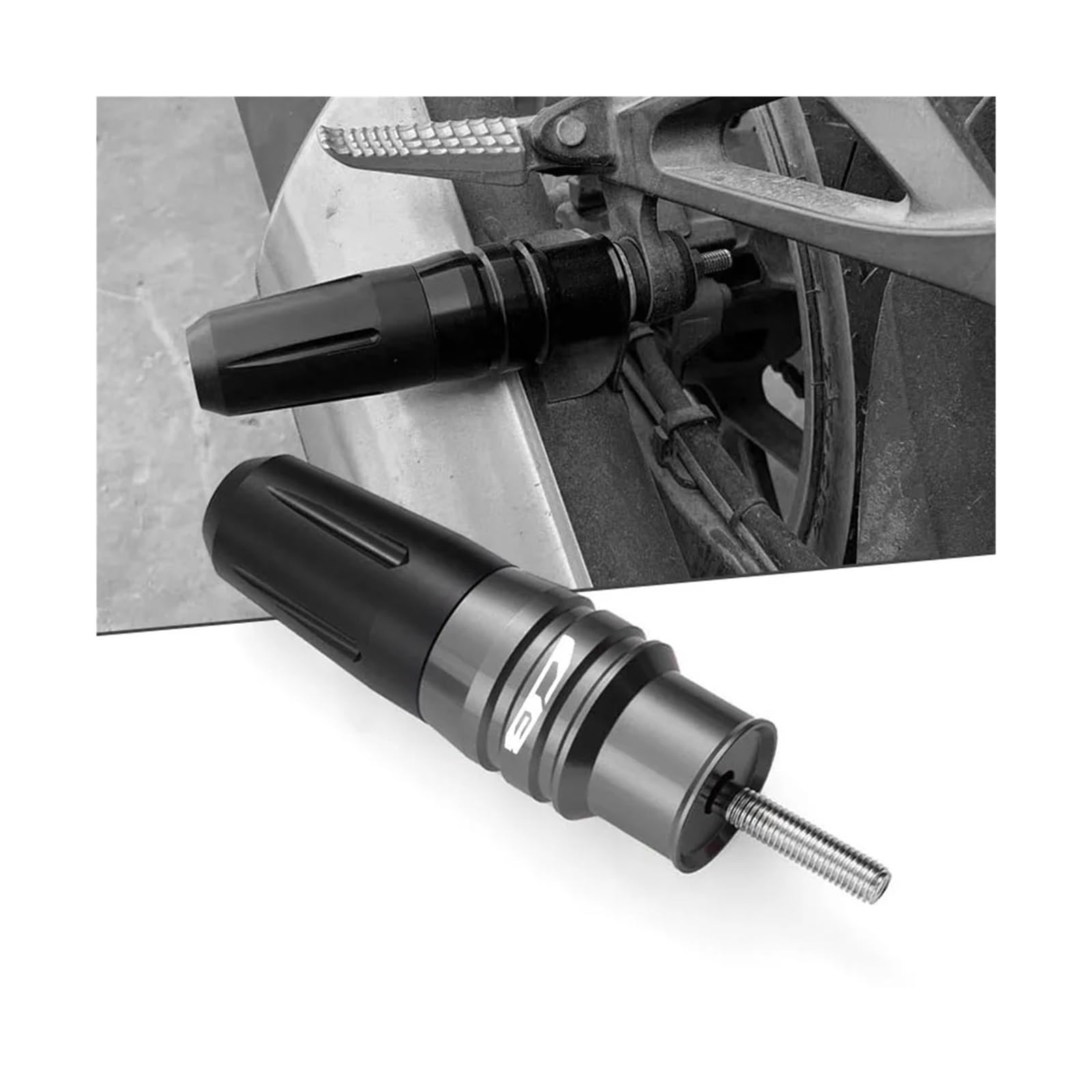 Moto Tamponi Paratelaio Tamponi Protezione Per Telaio CNC Moto Cursori Scarico Protezioni Antiurto Adatte CB500X 500F CB300R CB250R CB190R CB190X