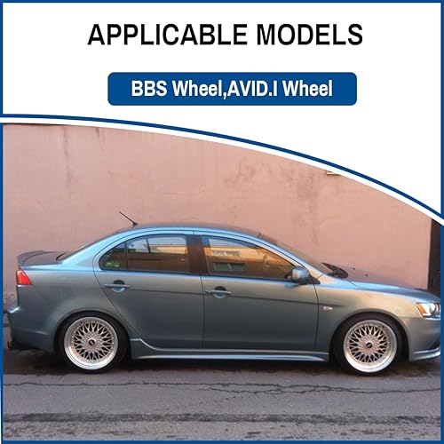 Miniatura 3 de Tapas centrales de rueda de 6.61 pulgadas para BBS RS Racing STR 606 BBS Style 5, 4 tapas de cubo de 6.614 in