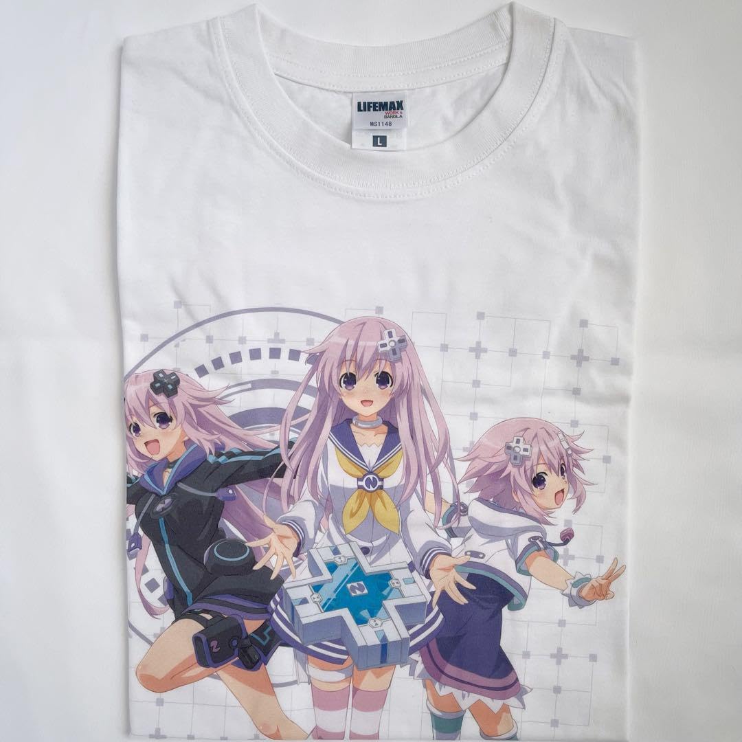 Amazon.co.jp: 超次元ゲイム ネプテューヌ Tシャツ Lサイズ ゲーム 