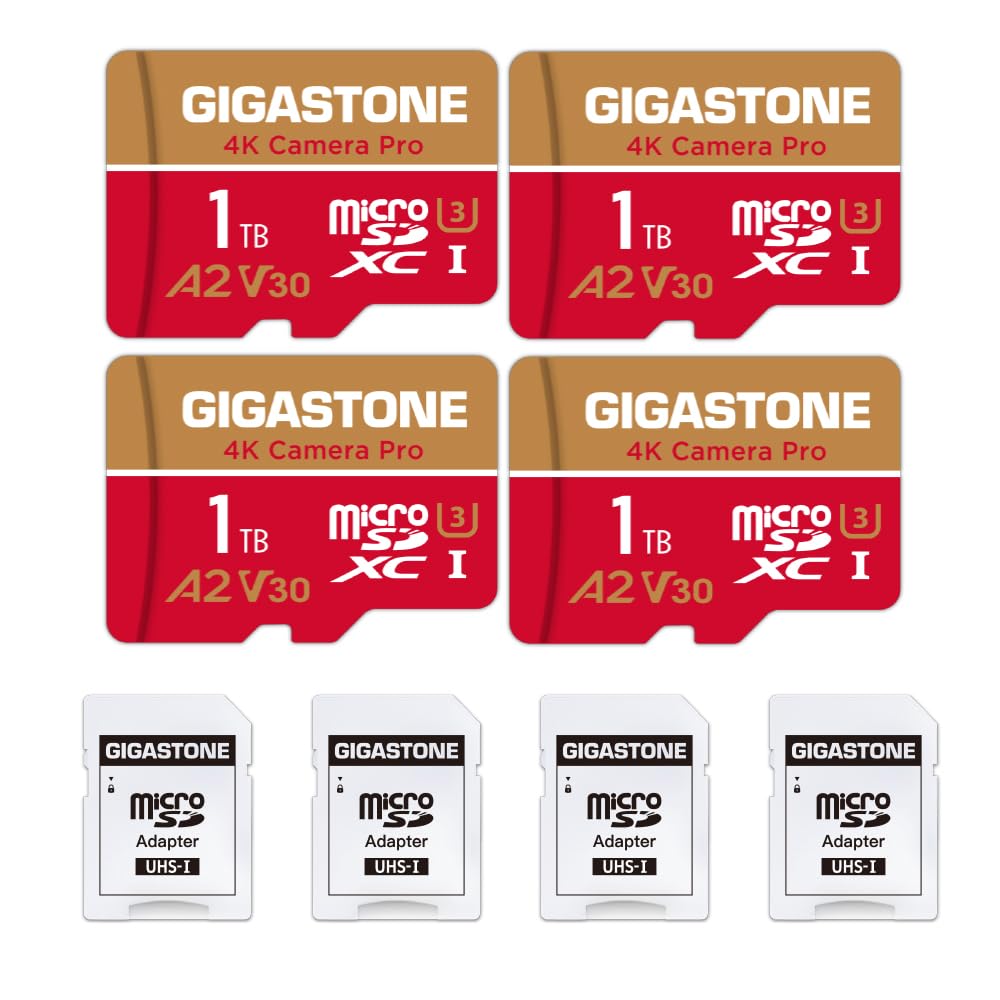 【5-Yrs Free Data Recovery】 GIGASTONE 512GB Micro SD Card, 4K Camera Pro, A2 V30 for Smartphone, Gopro, Action Cams, 4K UHD Video Recording, R/W up to 150/120 MB/s, UHS-I U3 C10 Class 10 with Adapter — Amazon image 10