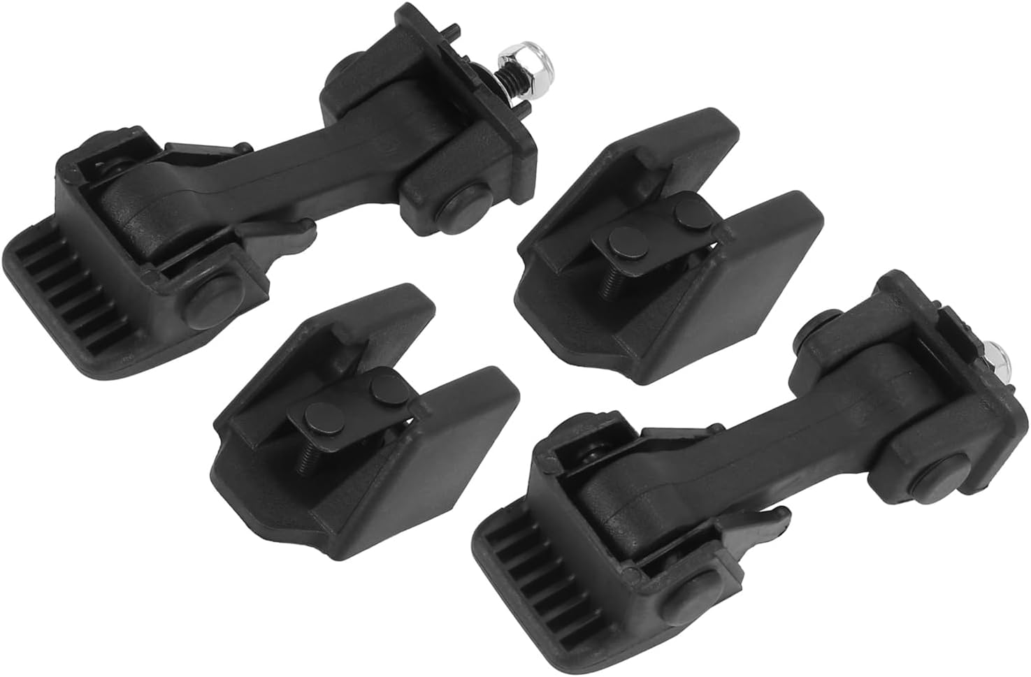 2pcs Car Hood Latch for Jeep Wrangler JK 2007-2016 Replacement 55395653AF 55395653AD Locking Hood Catch Kit Hood Hold-Down Latch Stylish Design