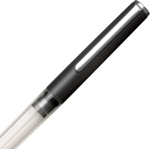 Miniatura 7 de Sailor HighAce Neo Clear - Pluma estilográfica para principiantes, punta de acero, fina, cuerpo negro (11-0119-220)