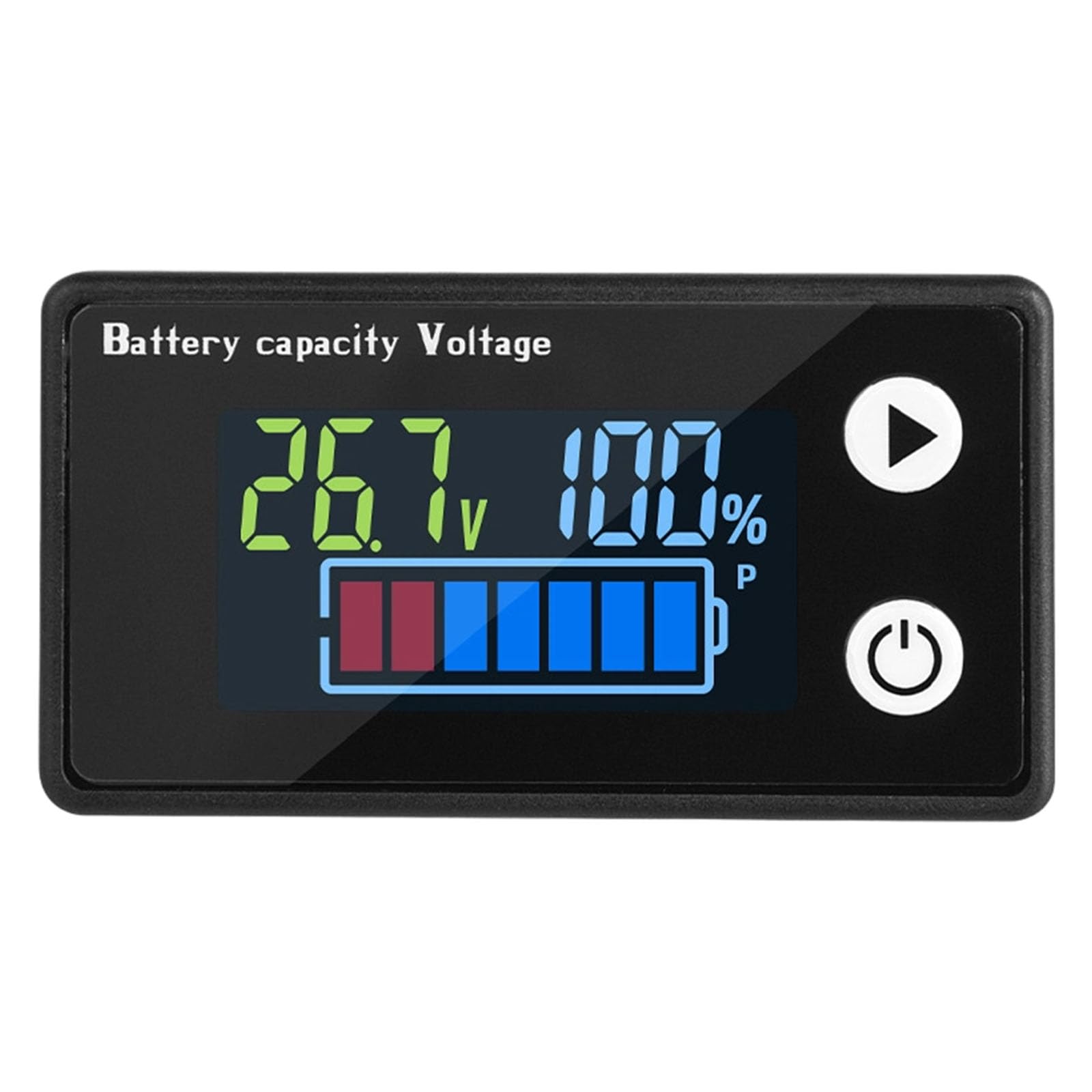 Car Battery Levels 9-100V Digital Voltmeter Tester Display Battery Capacity Indicators