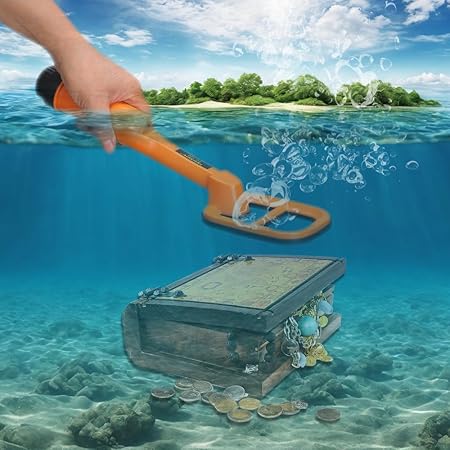 Underwater Metal Detector Submersive IP68 Fully Waterproof Metal Detector for Adults Under Water 100FT, Can detect All Metals with Large Coil, Accurate and Precise Underwater Metal Detector Submersive IP68 Fully Waterproof Metal Detector for Adults Under Water 100FT, Can detect All Metals with Large Coil, Accurate and Precise