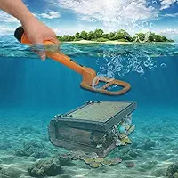 Detector de metais subaquático submersivo IP68 totalmente à prova d'água para adultos debaixo d'água 30 m, pode detectar todos os metais com bobina grande, preciso e preciso