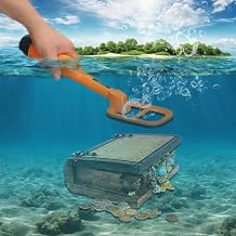 Underwater Metal Detector Underwater IP68 Fully Waterproof Metal Detector for Adults, 100 Feet Underwater, Large Coil Detects All Metals Accurately and Accurately