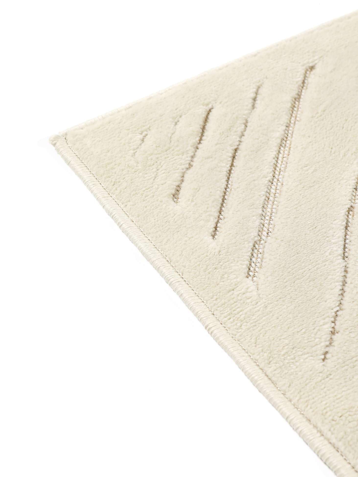 RugVista Tuscany, Tappeto, Moderni, 200 x cm, Quadrata, Pelo medio, Lavabile solo a secco, oeko_tex_100, Bianco crema