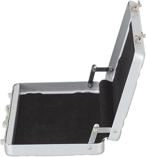 Miniatura 9 de Caja de almacenamiento de tarjetas de visita, maletín de disfraz, mini maletín de aluminio, organizador de suministros de oficina, organizador de