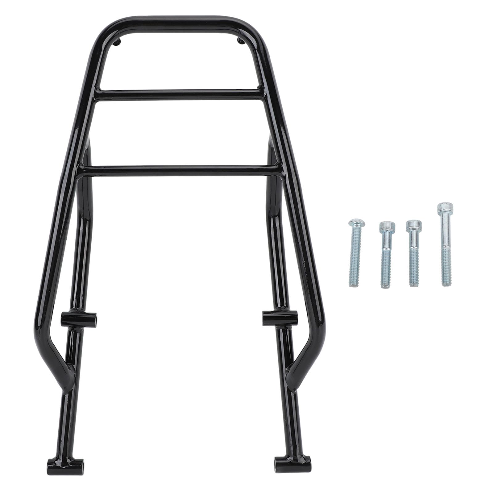 FUZHUI Rear Luggage Rack for Meteor 350 2021 2023, High Strength Metal Construction, Black Powder Coated, Easy Installation, Enhanced Storage Space, Seamless Integration