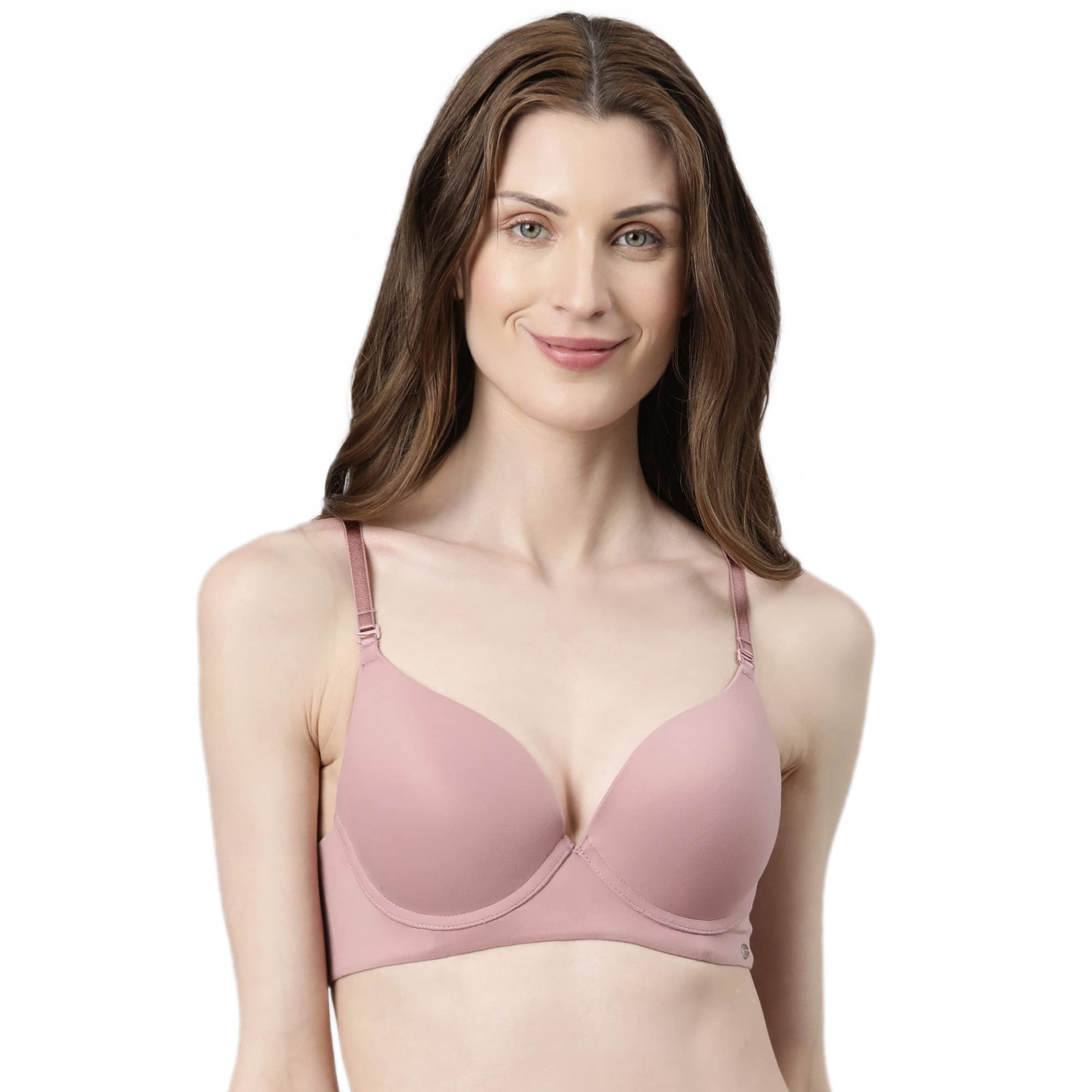 Enamor Women's Push Up Bra, Nostalgia rose, 34B