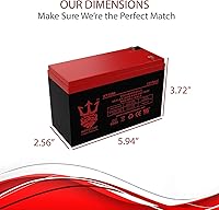 Vista 8 de NT1280-12V 8AH Reemplazo para GT12080-HG FiOS Systems Batería-Neptuno