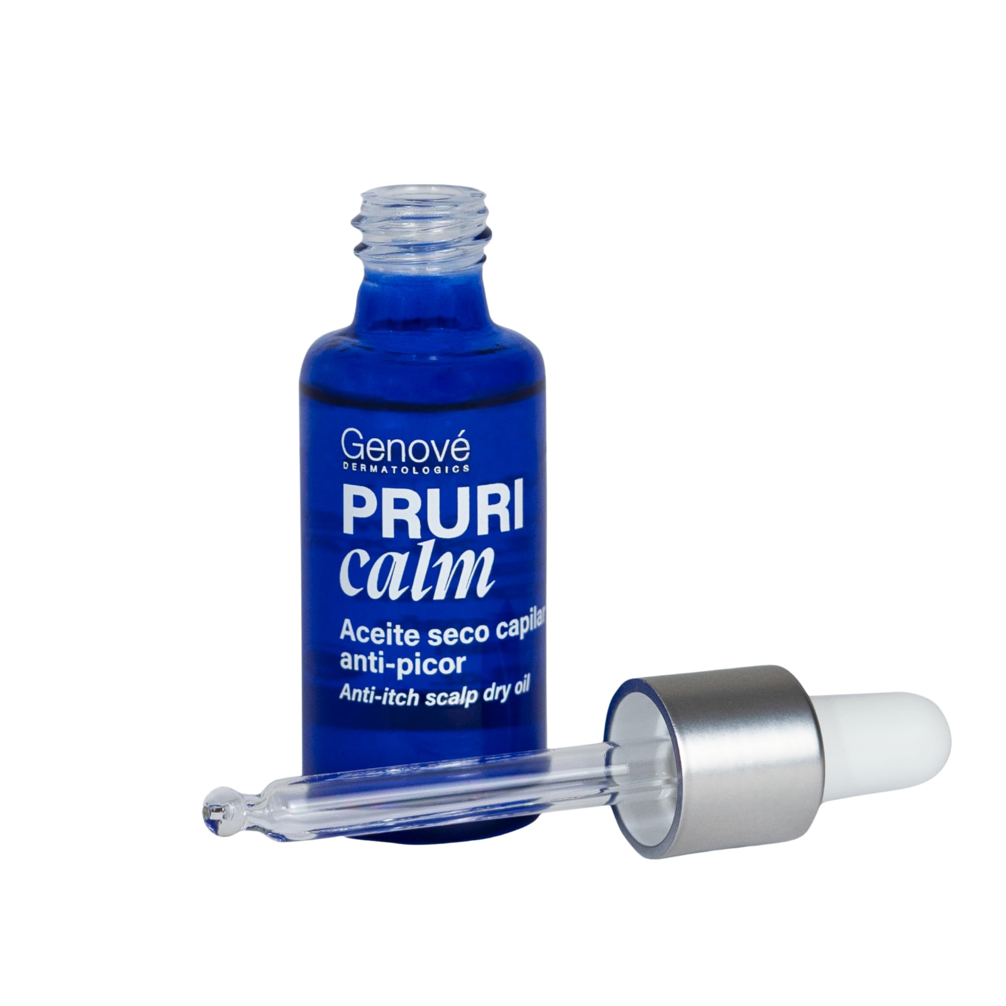 Aceite Seco Capilar Anti-picor | Neurocosmético que Inhibe la Señal del Picor | Alivia el Picor del Cuero Cabelludo de Forma Inmediata y Prolongada | 30 ml