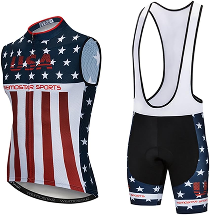 Weimostar Sleeveless Cycling Jersey Men Bike Shirts Vest Bicycle Clothing MTB Biking Jacket Tight