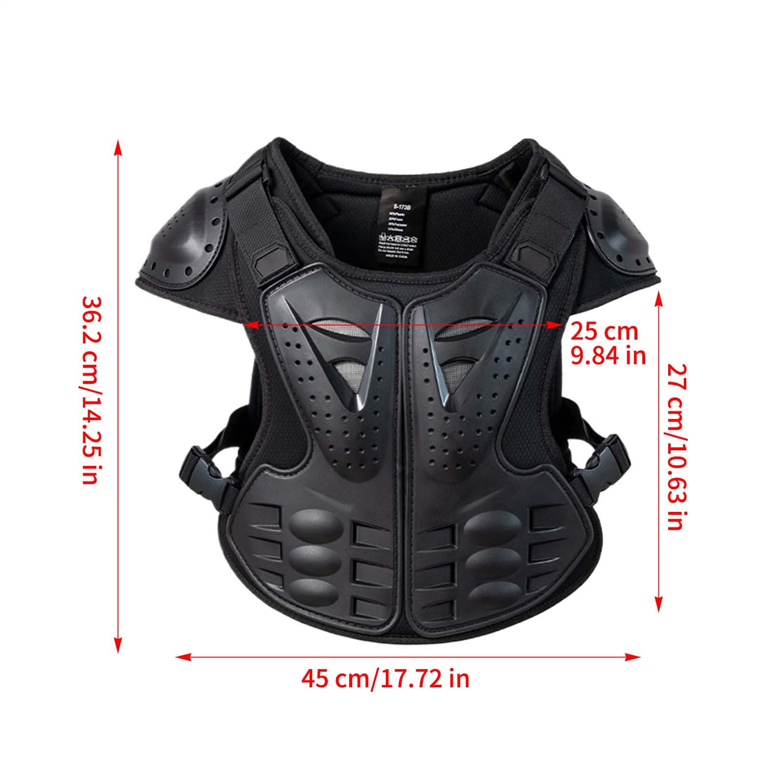 Abbigliamento da Moto per Ragazzi Tuta Traspirante da Ciclismo | Prottore Pettorale per Bambini da Motocross per Allenamento, Moto, Pattinaggio, Sci, Bici, Attività Outdoor